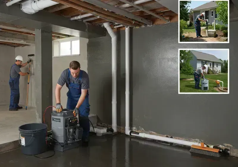 Basement Waterproofing and Flood Prevention process in Evergreen, AL